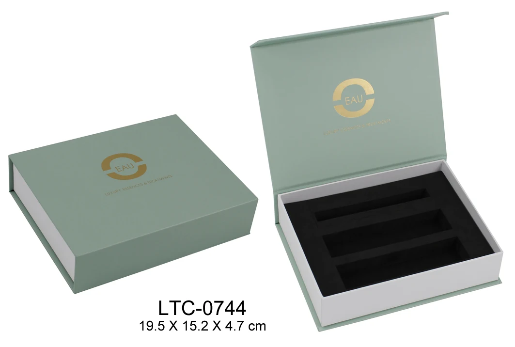 Black Wholesale Custom Logo Premium Luxury Cardboard Paper Gift Wig Hair Extension Magnetic Packaging Box Customized Ribbon Art