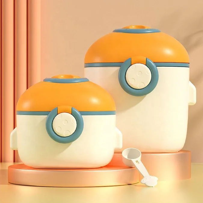 High Quality Plastic Milk Powder Dispenser Baby Snack Storage Box BPA Free Milk Powder Container
