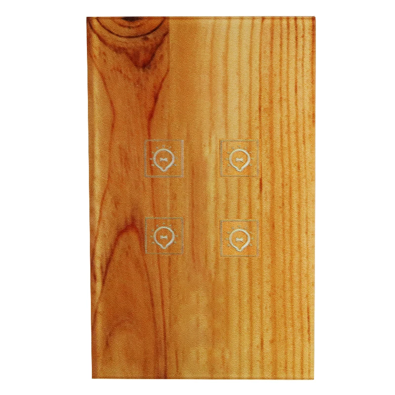 WIFI Wall Switch Decor Touch Panel Light Switch On Off Smart Home IOT Remote &Touch&Voice Control Switch Decoration Tuya Smart