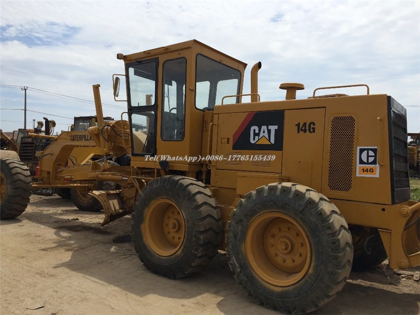 Japan made 14g used motor grader cat 140h motoniveladora caterpillar 140h