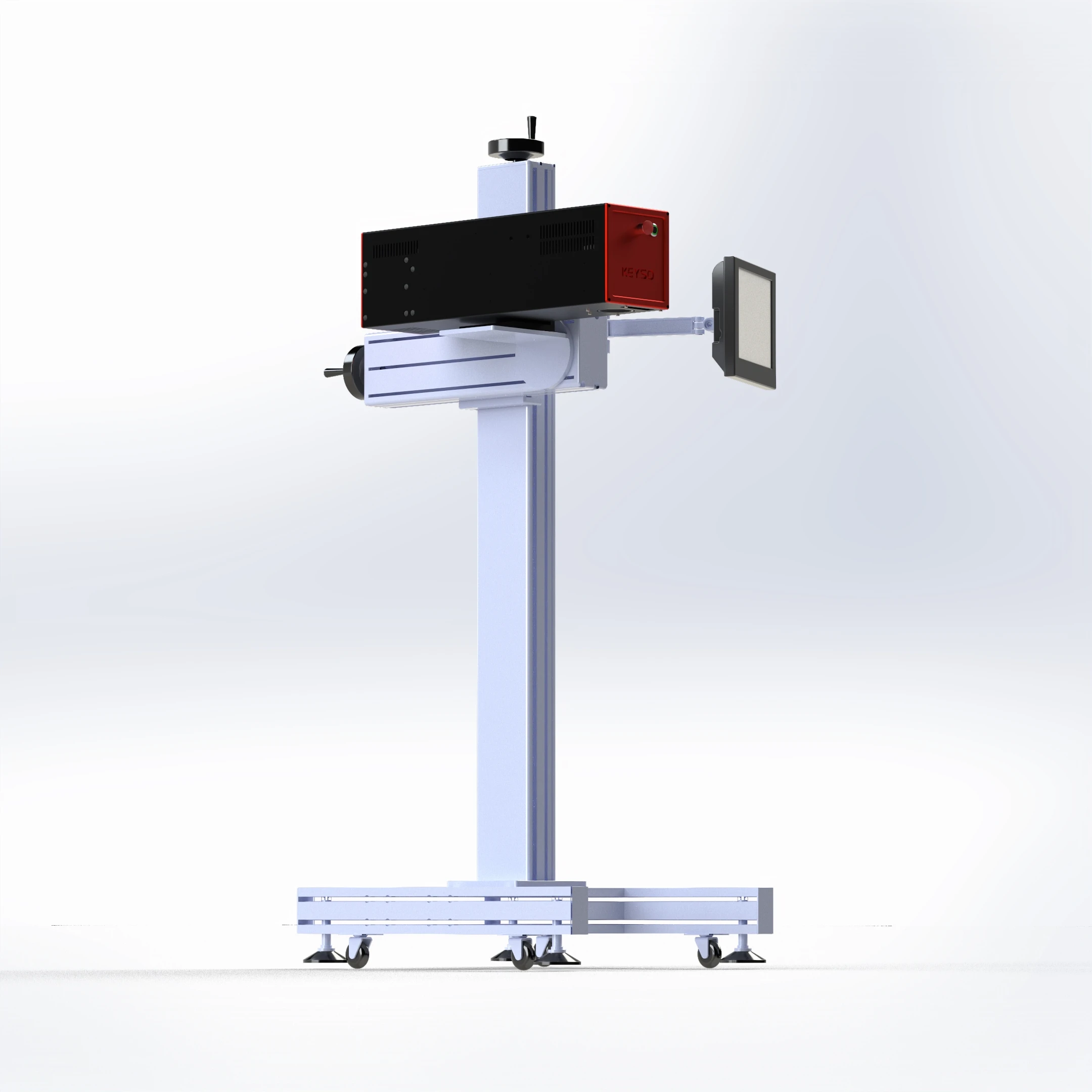 Ki3 3W UV Flying Laser Marking Machine Animal Ear Tag and Wire Marker Water Cooling Laser Printer