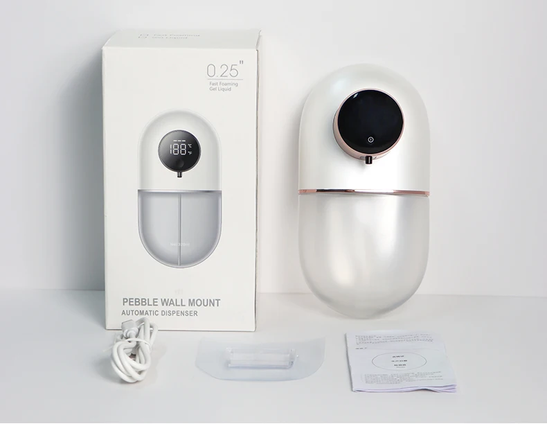 Automatic Hand Sanitizer Infrared Sensor Adjustable Volume Bathroom Restroom Washroom Wall Mount Touchless Soap Dispenser