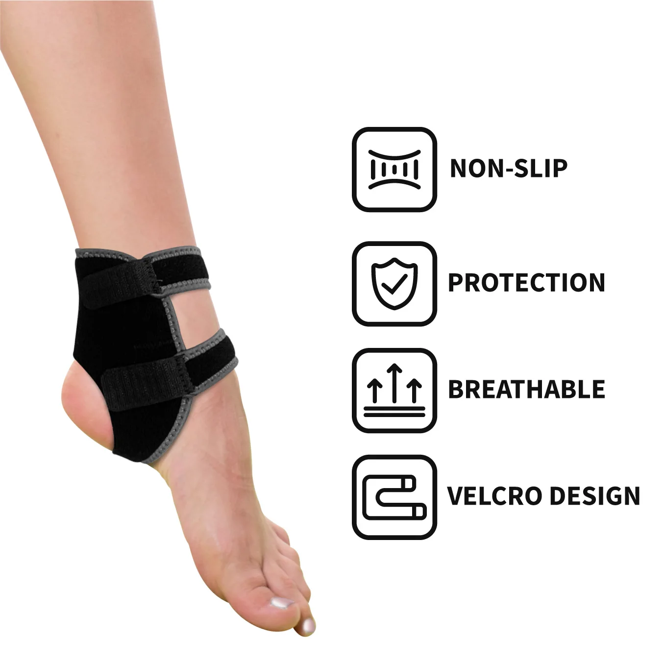 For Relief Ankle Pain Foot Custom Ankle Support Brace Wholesale Neoprene Sport Adjustable Brace Strap Ankle Support