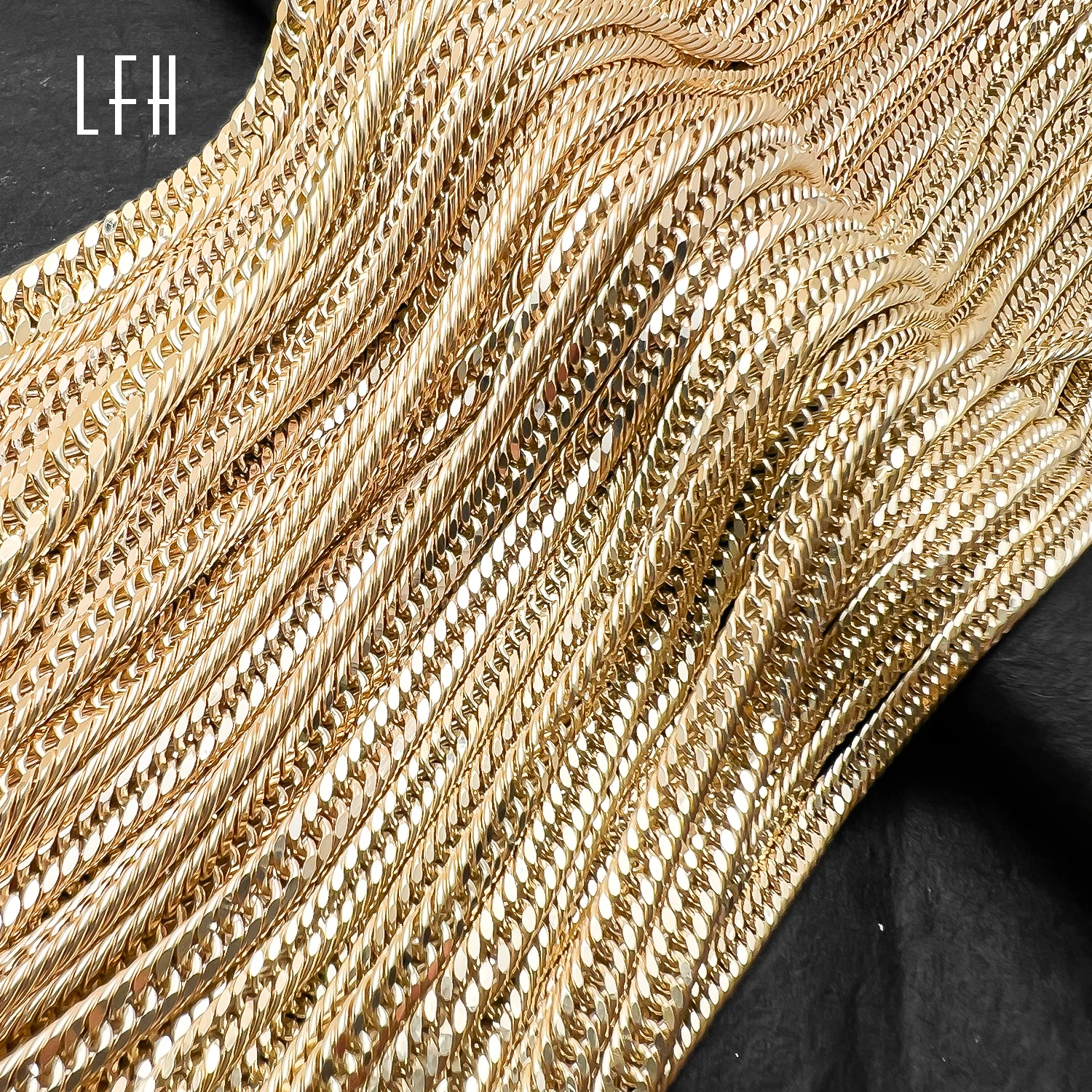 Hip Hop 4mm 5mm 6 Mm 18k Real gold Cuban Chain Bracelet Gold real Jewelry 18k  Men Chunky Metal Bracelets & Bangles