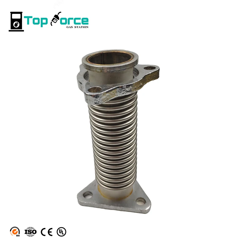 
Flexible pipe for fuel dispensers bellow pipe Steel Fuel Dispenser Corrugate Pipe 