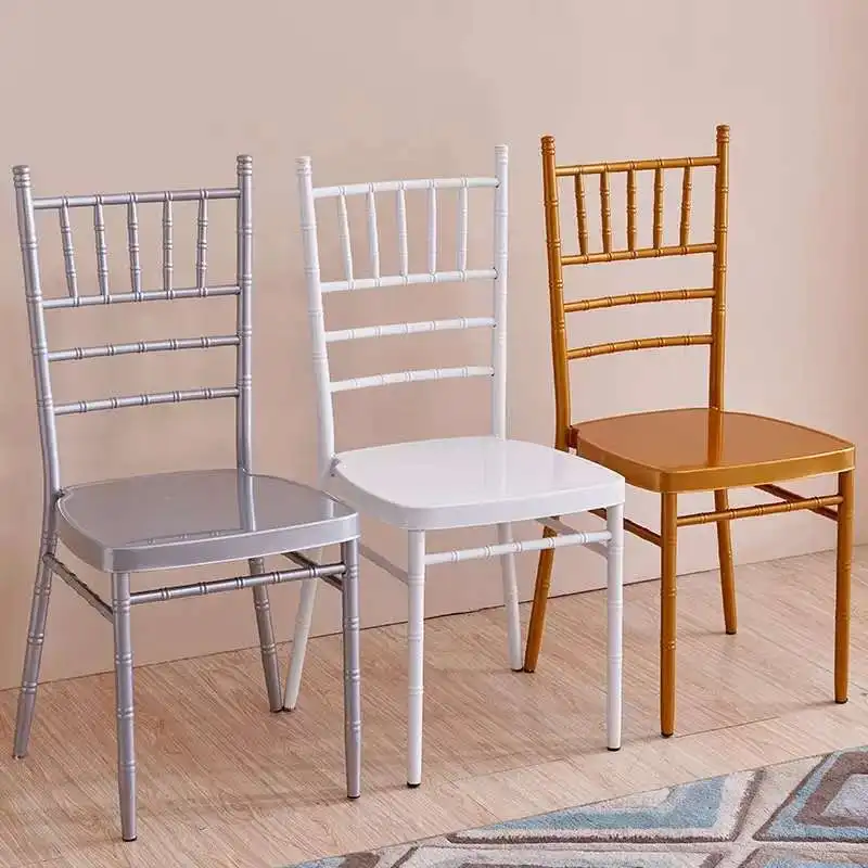 Factory wholesale discount price metal tiffany chiavari chair for event