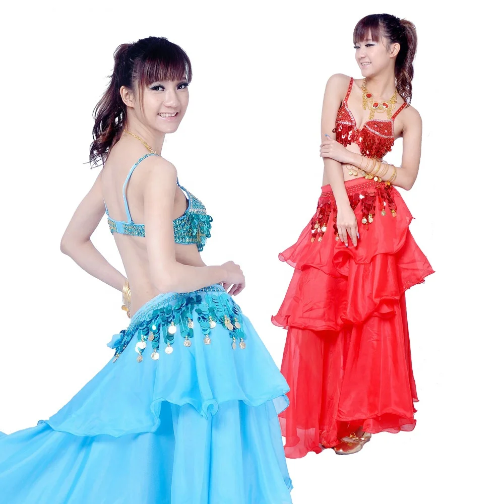 Bestdance Belly Dance Tango Samba Carnival Gypsy Skirt Outfit Set Bollywood Fancy Costumes