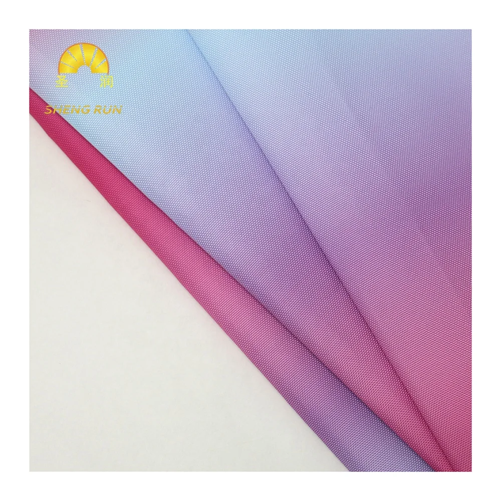 No MOQ Customized 100% Polyester Windproof Gradient Digital Printing 420D Oxford Fabric