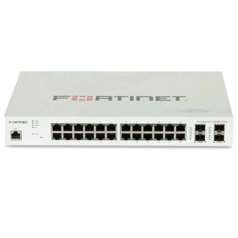 Layer 2/3 FortiSwitch controller compatible PoE+ switch FS-224E-POE