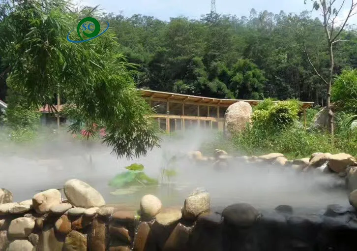 High Energy Efficiency Finest Mist Water Spray Nozzle Cone Shaped Fog Nozzle For Rust Removal