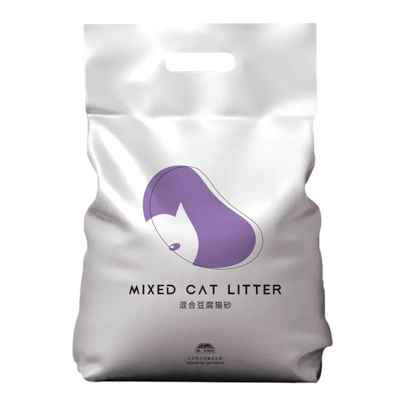Wholesale odor control instantaneous suction natural cat litter for cats kitty upgraded mixed bentonite tofu cat litter sand