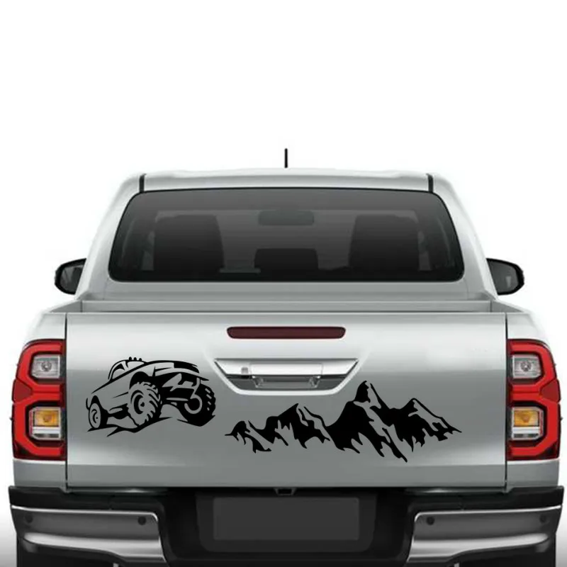 Наклейка на заднюю дверь