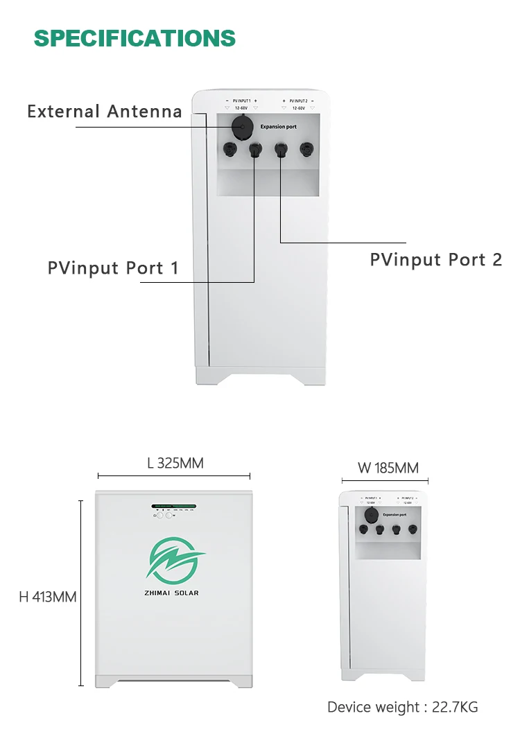 EU In Stock Germany Easy Installation 2016Wh IP65 LFP Battery Solar Balcony Portable Energy Storage apply for DY Ap Nep