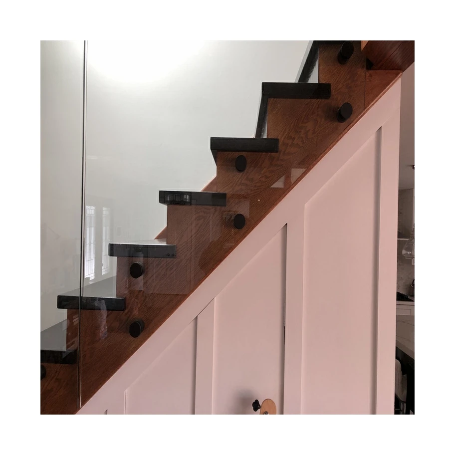 Prima Factory Price Ultra Clear Glass Tempered Glass Railing Apartment Railing  Mart Railing