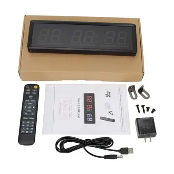 Customize Logo Cross Fitness Sports Remote Control Circuit Digital Gym Timer Interval timer