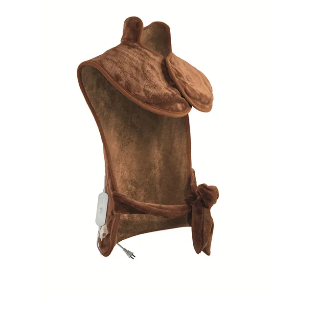 4 Heat Settings Back and Should Warmer Electric Heating Jacklet with Automatic Timer With CE RoHS