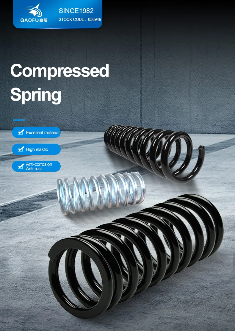 High Quality Vibrating Screen Machine Coiled Industrial Steel Spiral Spring