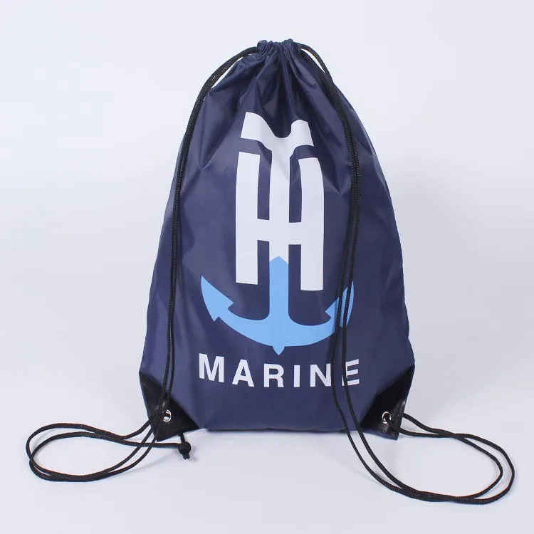 Cheap Price Polyester Cinch Pack Bag Custom Wholesale Gym Sport Drawstring Backpack Bags