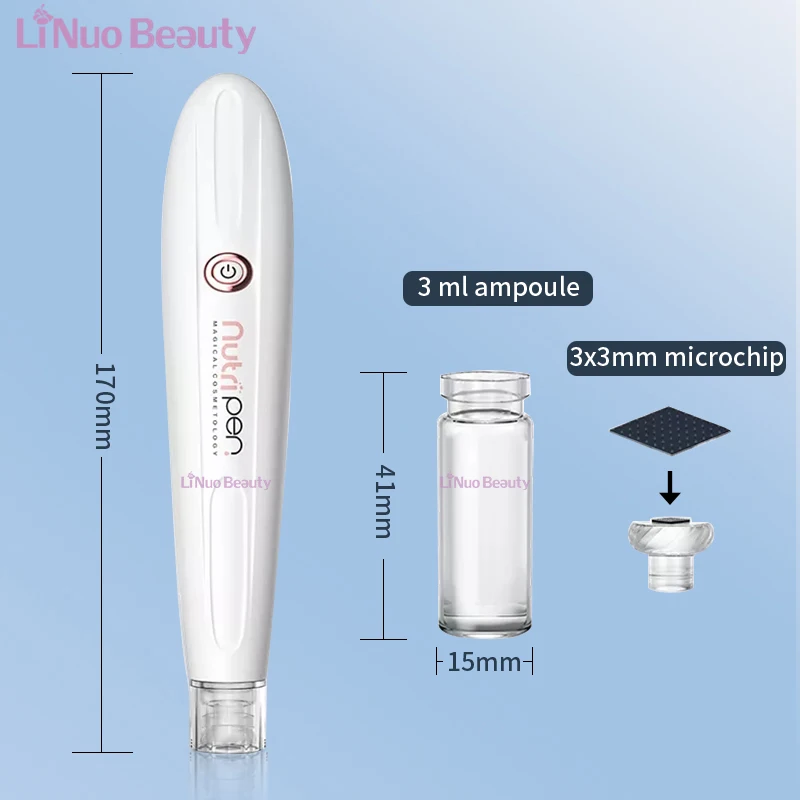 facial hydra beauty pen personal skin care mini electric nano hydro face lifting winkles removal Meso Derma roller pen