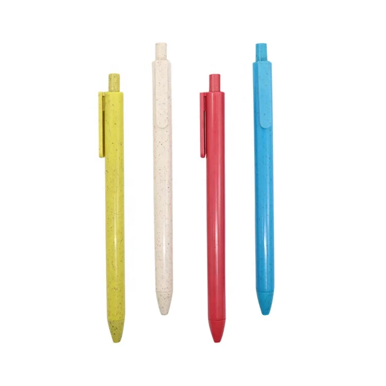 biodegradable stationery pen eco ball pen ball pen custom logo