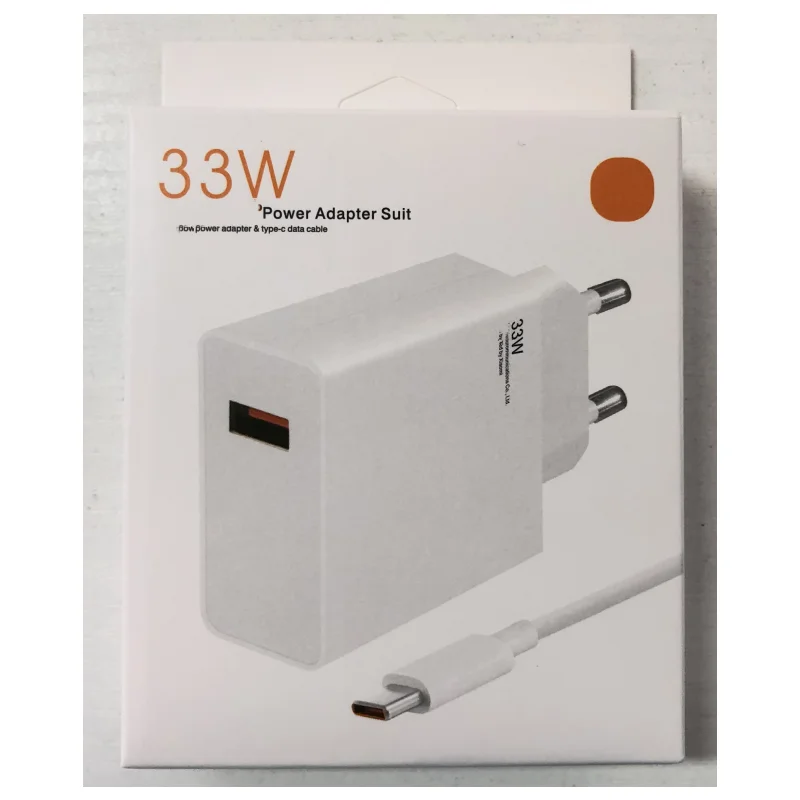 100% Original 22.5w 33w 67w Adapter for Xiaomi Fast Charger 67w for Xiaomi Adapter Suit Travel charger
