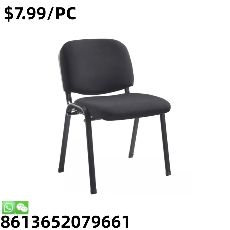 China Manufacturer Metal Frame Stacking Fabric Living Room Office Chair