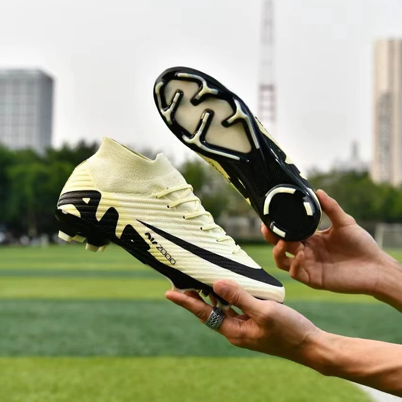 Модный дизайн OEM Fg/Tf однотонные кроссовки Footebol износостойкие тренировочные мягкие легкие футбольные бутсы