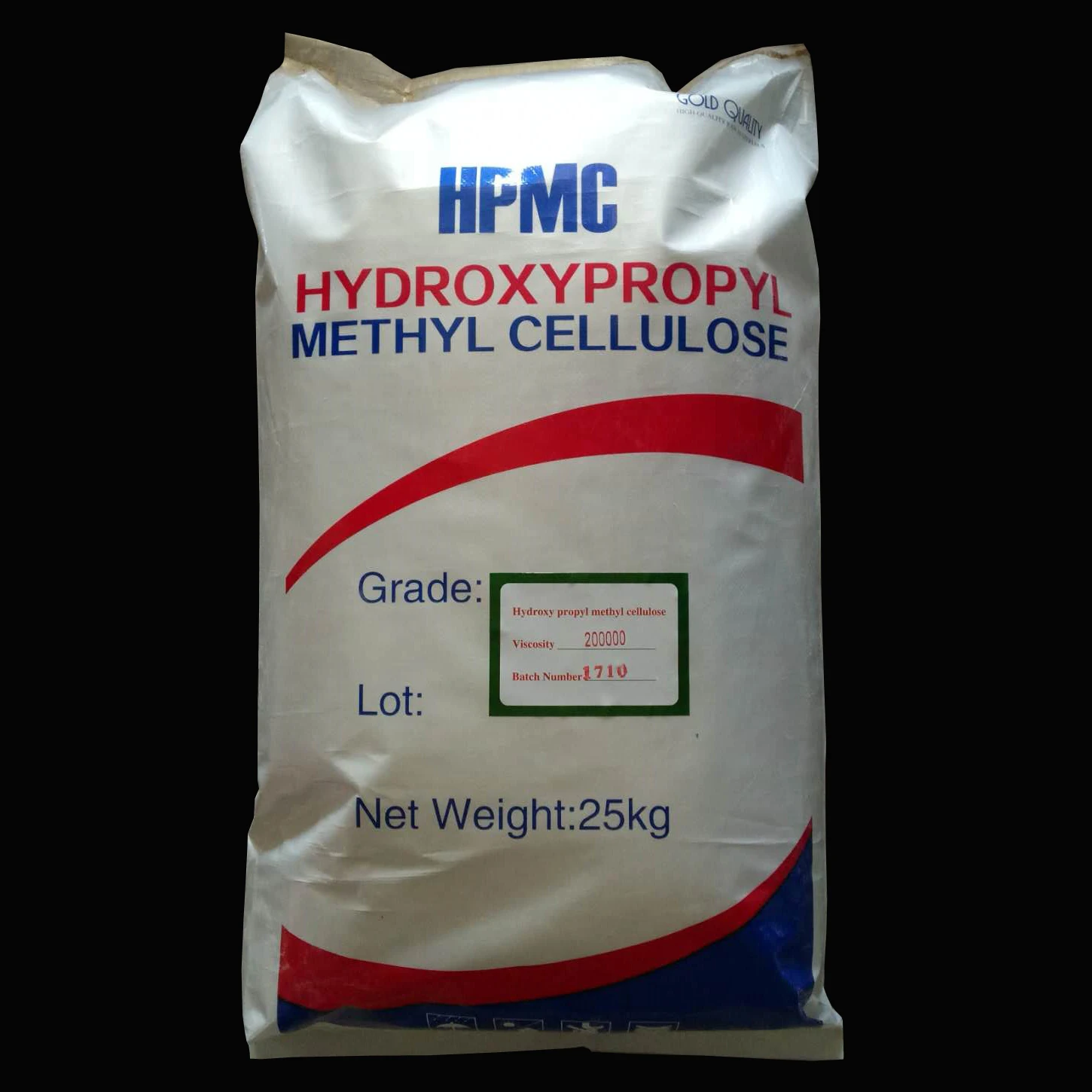 China  of HPMC/RDP/starch ether, used in mortar, binder, ceramic tile glue, putty powder, detergent, high viscosity K200M