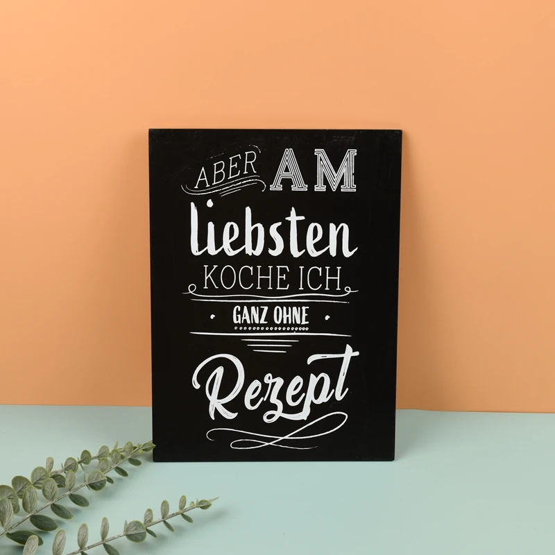 Индивидуальный высококачественный креативный деревянный рекламный щит для кофе, молока, чая, магазина, маленькая мини-доска