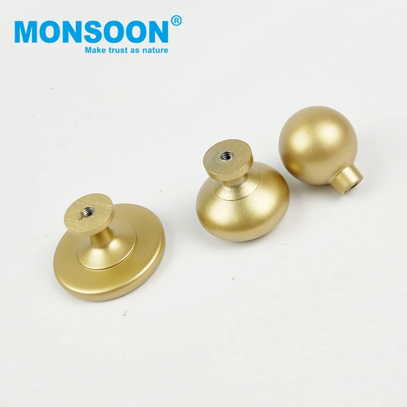 Monsoon cabinet kitchen internal Mushroom Knob handle zinc alloy lever door handle pull door handle