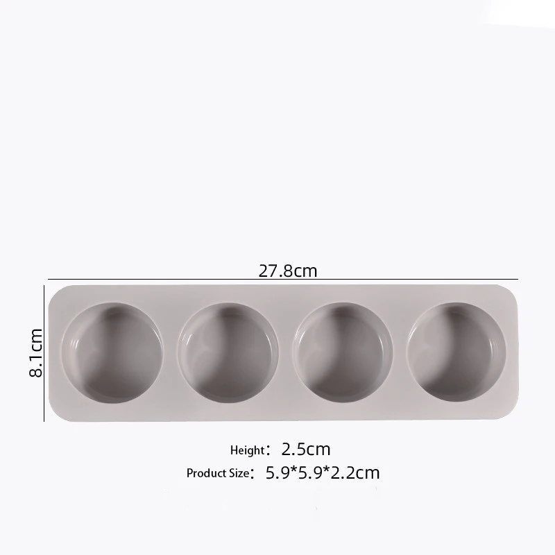 Premium  Silicone Soap Moulds-Versatile Durable Designs for DIY Soap Making 4 Cavities Rectangle Soap container for Making Home