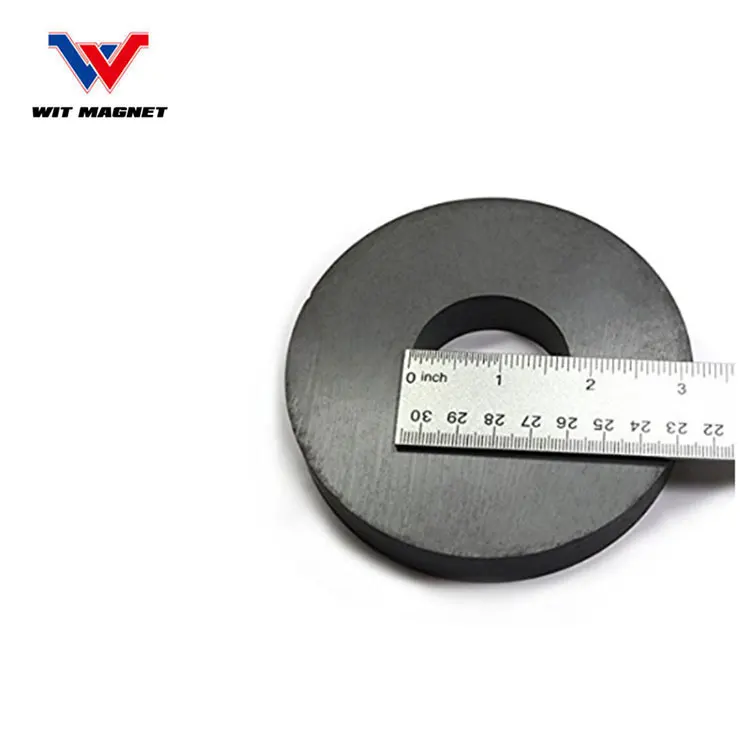 Strong Magnetic Large Ring Ferrite Magnets For Speaker