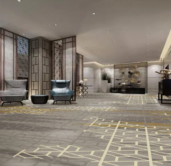 Commercial Flame Retardant Printed Carpe Hotel Nylon Printing Floor Carpet
