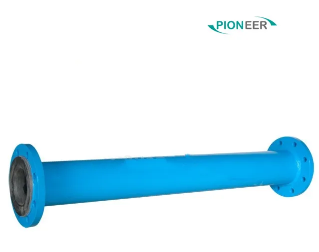 PTFE lined pipe spool for high corrosive acidic fluid in chemical plant