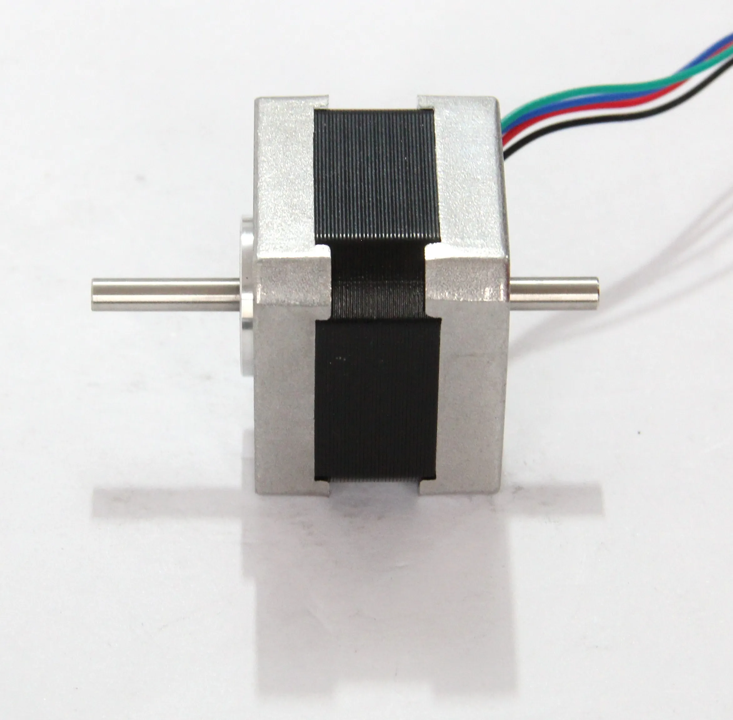 NEMA 17 stepper motor double shaft , 42mm hybrid stepper motor dual shaft