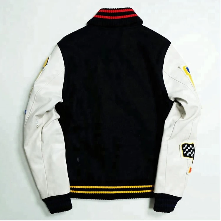 OEM custom high quality mens jackets corduroy fabric keep warm bomber letterman baseball jacket for men