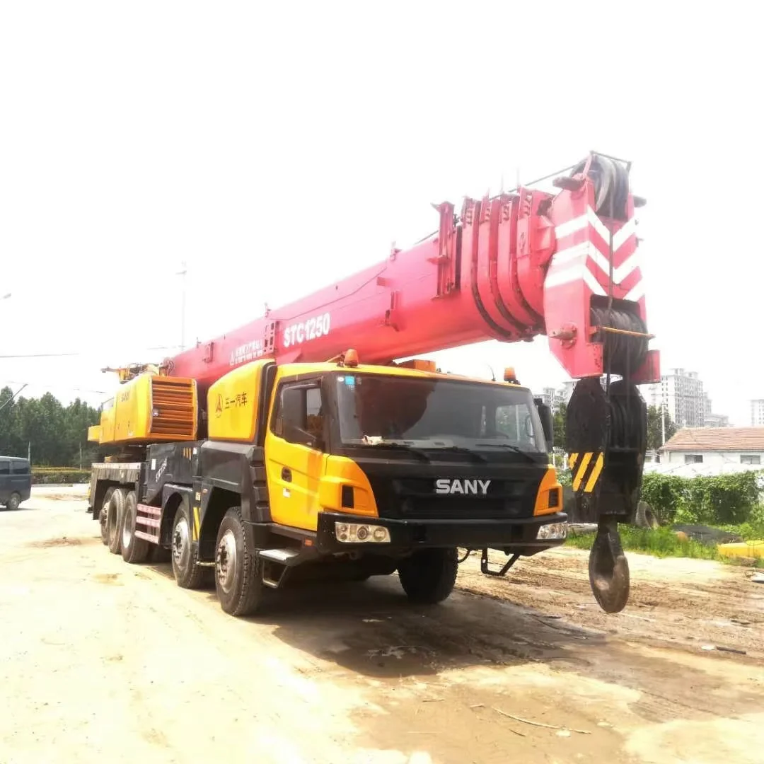Used Sany 100ton truck crane second hand STC1000 mobile truck crane in stock with different types to choose