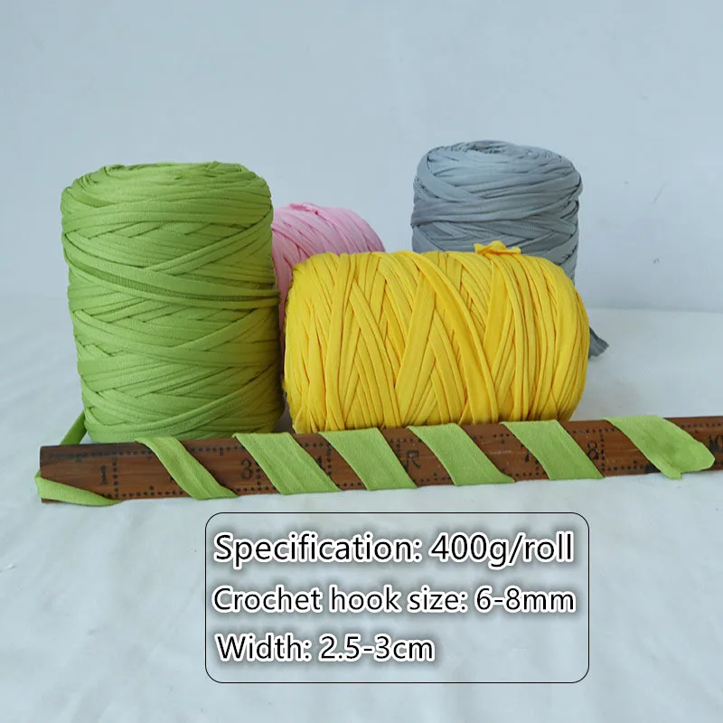 High Quality T-shirt Yarn Polyester Recycled Milk Cotton Yarn Crochet Nylon Yarn for Crochet