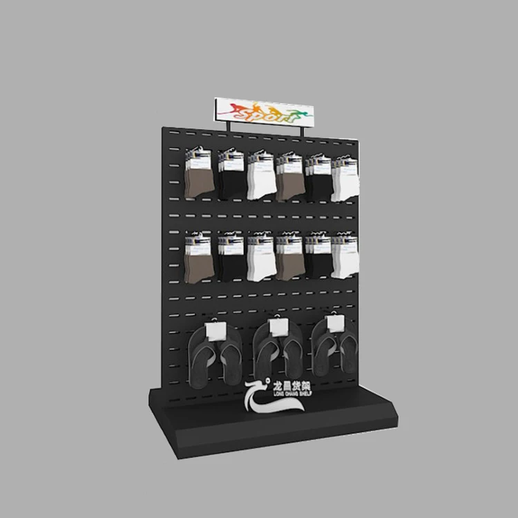 Retail wall display system clothing display rack system shop interior decoration exhibition display stand system