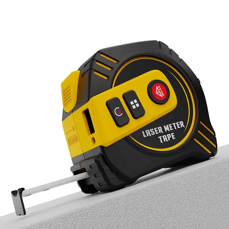 Laser Distance Meter Measuring Laser Tape Measure Digital Laser Rangefinder Stainless 5M Tape Ruler 40M