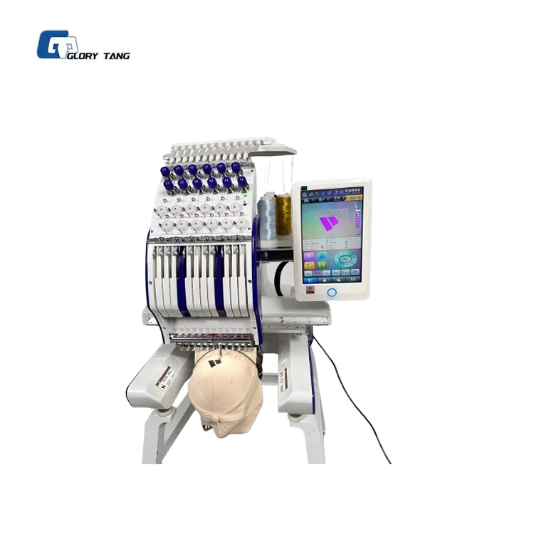 Digital Interface For Beads Caps And T-Shirts Suitable For Both Home And Industrial Use Mini Embroidery Machine