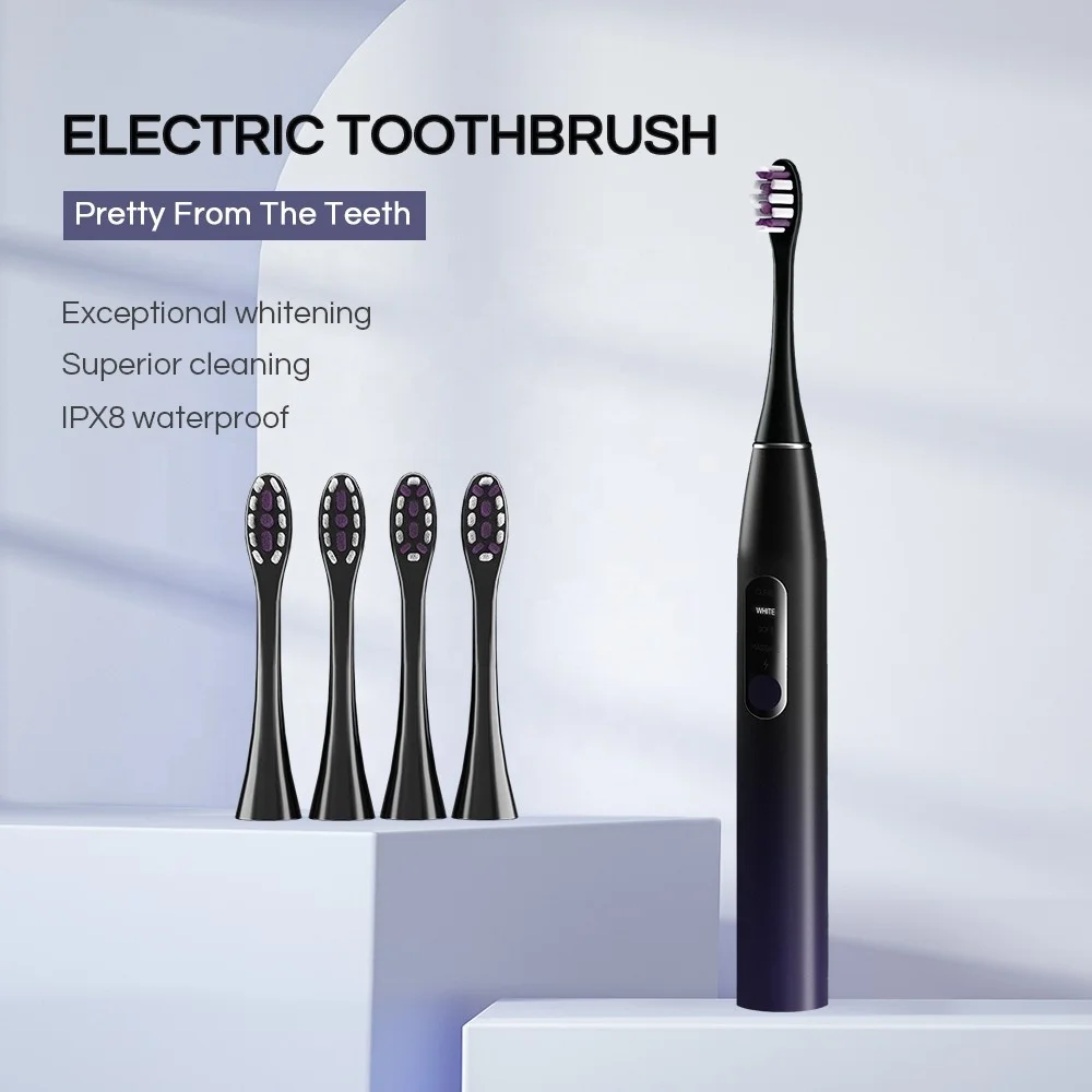Smart Intelligence Sonic Soft Heads 4 pressure cleaning modes  Electronic Automatic sensor electric Toothbrush