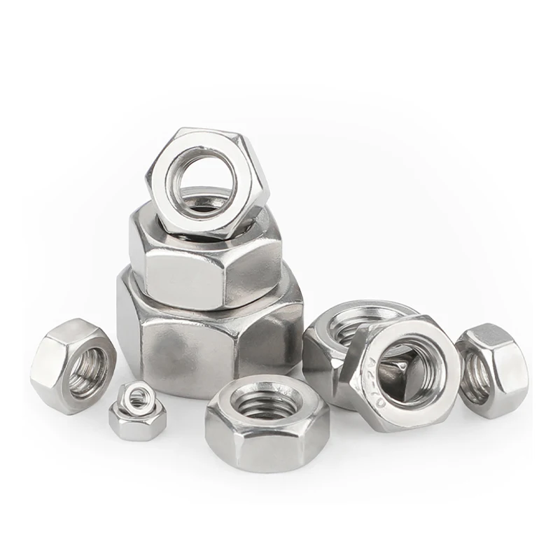 Monel K500 UNS N05500 K500 Stainless Steel Hex Bolts Hex Nut Hexagonal Stainless Steel Nut