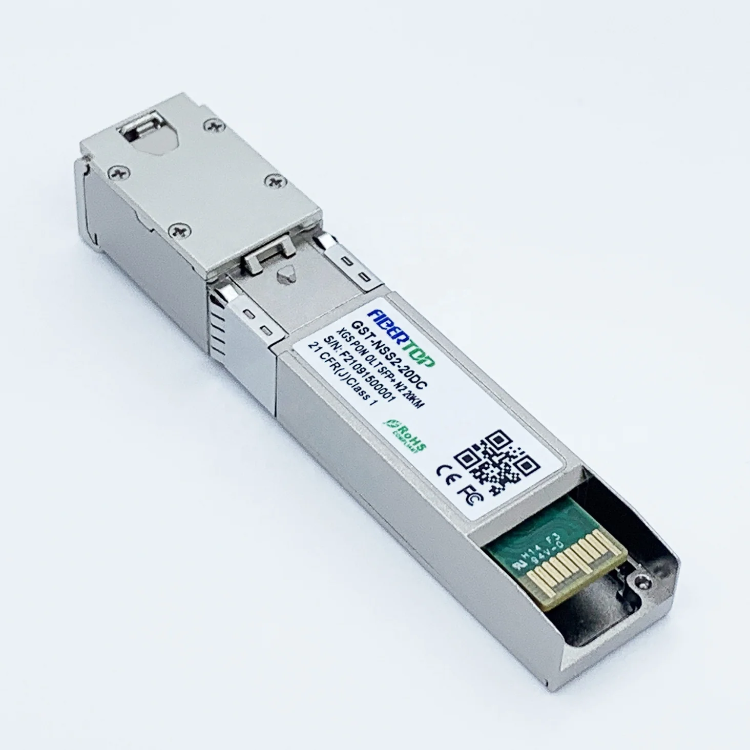 Модуль приемопередатчика FIBERTOP XGSPON OLT SFP + 1577nm-TX/1270nm-RX 9 953G-TX/9 953G-RX Class N2 20km DOM SC