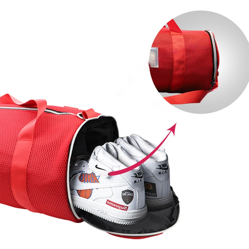 Индивидуальная Водонепроницаемая спортивная сумка, спортивная сумка для фитнеса, путешествий, розовая Женская сумка, вместительная сумка для хранения