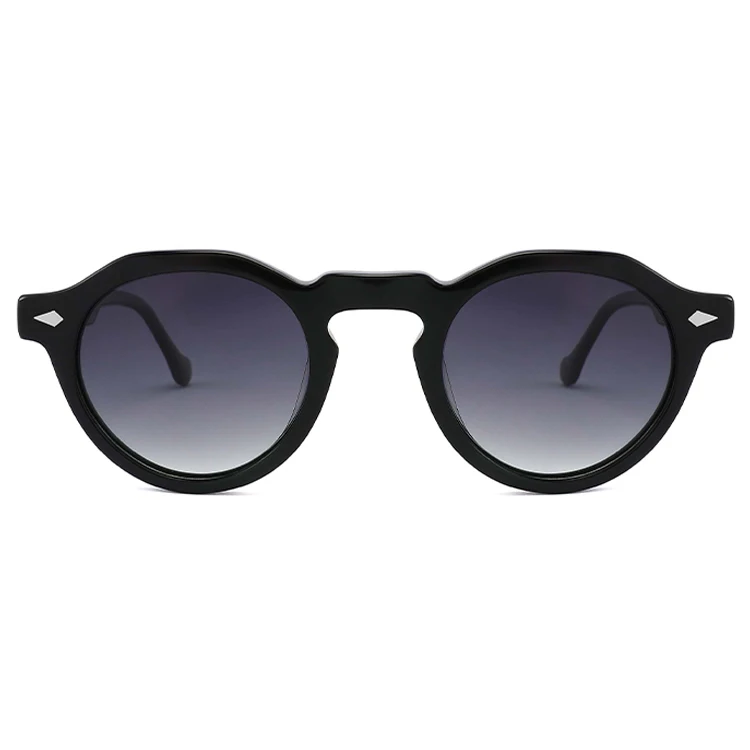 OEM Custom Luxury Sunglasses Acetate Polarized oversized handmade rectangular thick round Italian custom acetate sunglasses