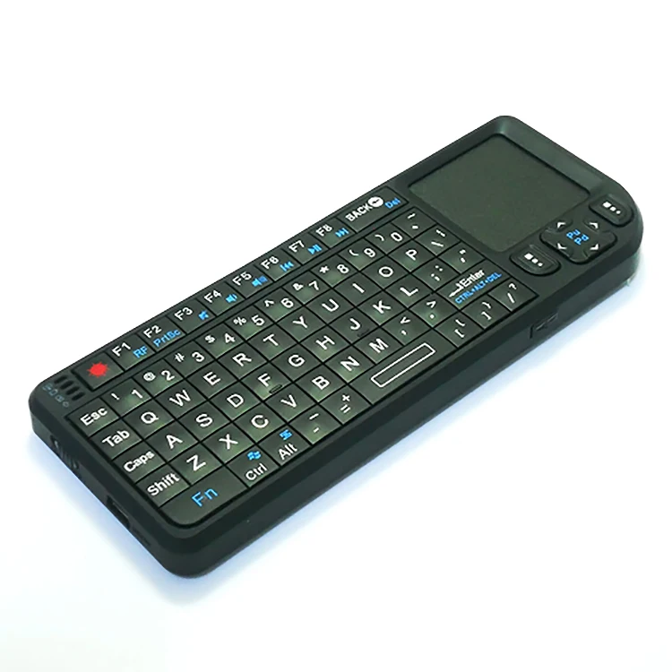 Hot Selling 2.4G  mini Wireless Keyboard Touch Pad Air Fly Mouse Keyboard for Android TV Box