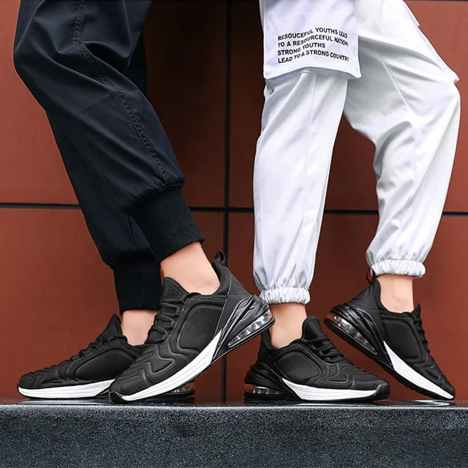 
Chinese Footwear Manufacturer Air Cushion Sports Shoes Couples Sneakers Fashion Women Men Running Jogging Casual Shoes 
