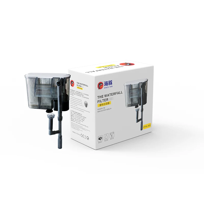 Super Strong Filter Effect Waterfall Filter Aquarium Accessories Air Pumps & Accessories Plastic Color Box White All-season 220V