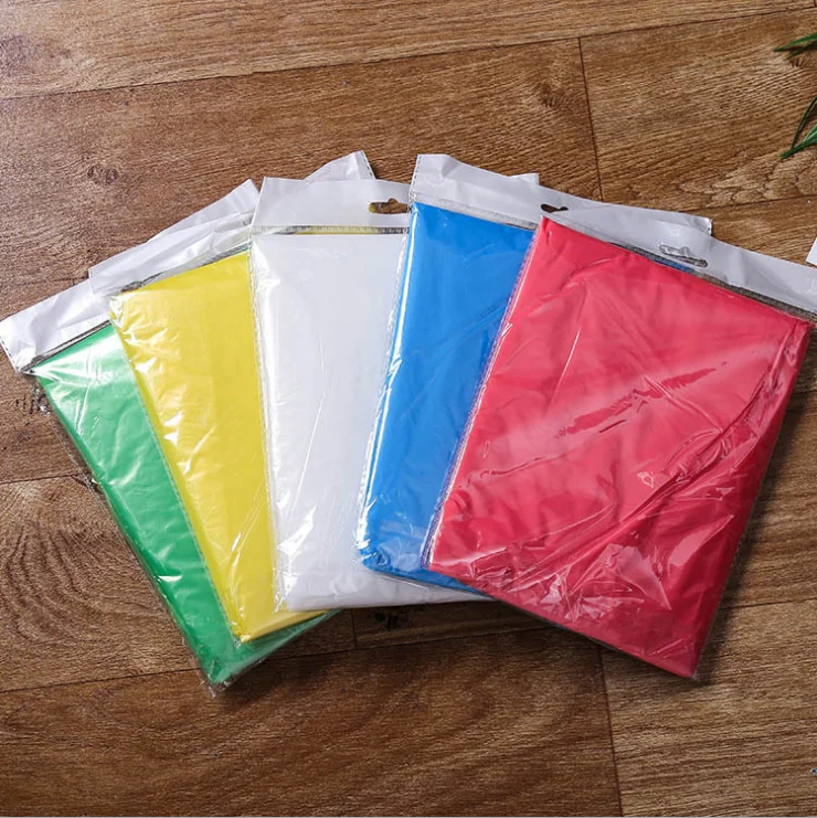 Wholesale PE  Rain Coat Poncho Raincoat Waterproof Disposable Raincoat